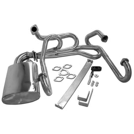 Complete 1 1/2" Stainless Steel Sidewinder Style Exhaust : $595.95