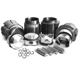 83.5mm Porsche 356/912 Big Bore Kit w/ Biral Cylinders & JE Forged Pistons "High Comp" : $1377.95