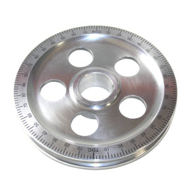 Polished Degree Wheel Pulley, with Holes : $45.95