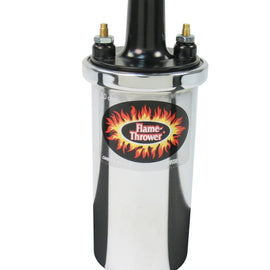 Pertronix Flame-Thrower Chrome 3.0 ohm Coil,  (use w/ Ignitor Electronic Ignition) (for VW and Porsche) : $59.95