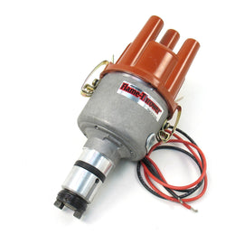 Pertronix Flame-Thrower CAST Distributor, w/Vacuum Adv and Ignitor II Electronic Ignition : $255.95