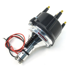 Pertronix Flame-Thrower Billet Distributor, w/Black Cap and Ignitor Electronic Ignition : $318.95