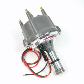 Pertronix Flame-Thrower Billet Distributor, w/Grey Cap and Ignitor Electronic Ignition : $318.95
